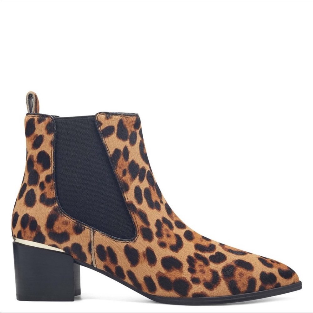 Nine West Leopard Print Bootie